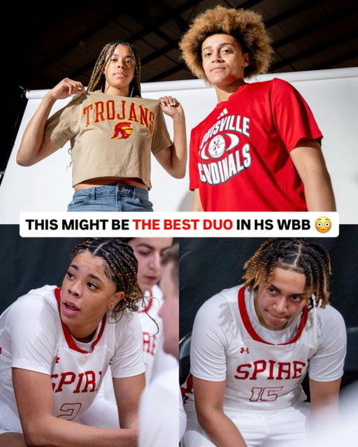 Saniyah Hall (USC) and Peanut Cradle (Louisville) might be the NASTIEST duo in HS WBB.

The Big 10 and ACC have some STARS headed their way 🔥