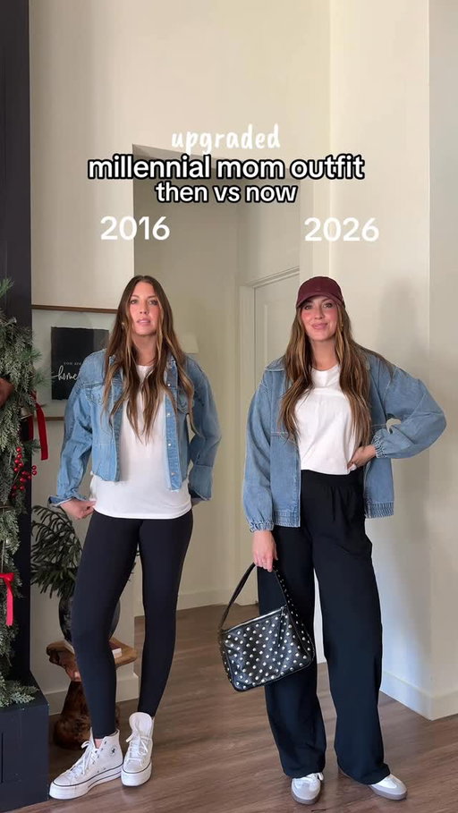 Updated cool mom outfit❤️say NEED for outfit details! Follow my page for more updated mom outfits. 

Mom style, mom outfit, millennial mom, rectangle body type outfits, outfit inspo https://liketk.it/5AH9U