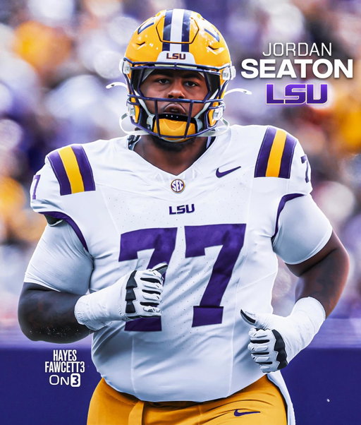 BREAKING: Colorado transfer OT Jordan Seaton has Committed to LSU, he tells @on3 

Seaton is the No. 1 offensive tackle in the portal and was a Five-Star Plus+ recruit coming out of high school