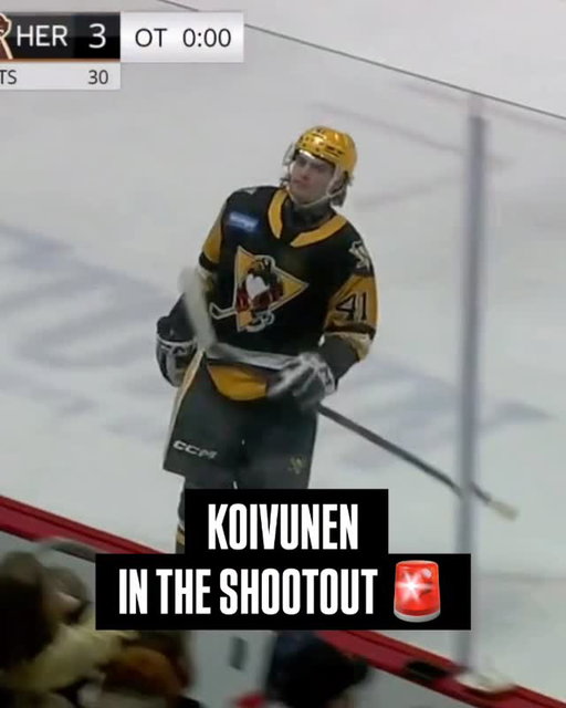 Koivy with the lone goal in the shootout!!