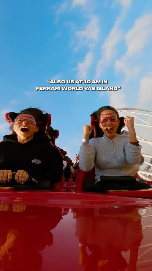 ⁨	⁨	⁨	⁨	⁨	⁨	⁨
Forget your coffee, 240km/h in 4.9 seconds is a better caffeine booster 🏎️✨ 

 #FerrariWorldYasIsland #YasIsland #InAbuDhabi

انسَ قهوتك; 240 كم في 4.9 ثواني هو دفعة الكافيين الحقيقية ⚡🔥

#عالم_فيراري_جزيرة_ياس #جزيرة_ياس #في_أبوظبي⁩⁩⁩
