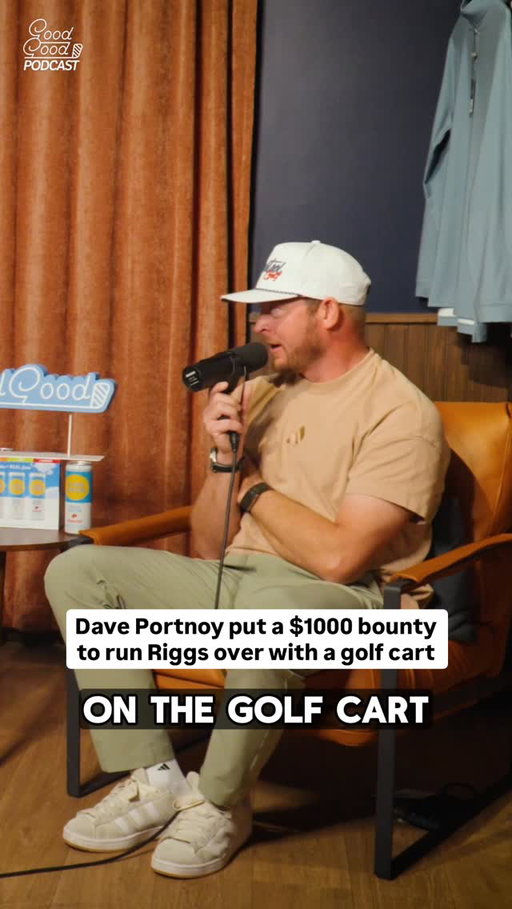 That time when @stoolpresidente put a $1000 bounty on @riggsbarstool.. 😂 

Full Podcast with Riggs is live on @goodgood_podcast