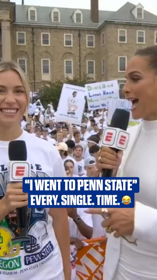 Did you guys know I went to Penn State? @espn @espncfb #pennstate #psu #espn #collegefootball #collegegameday