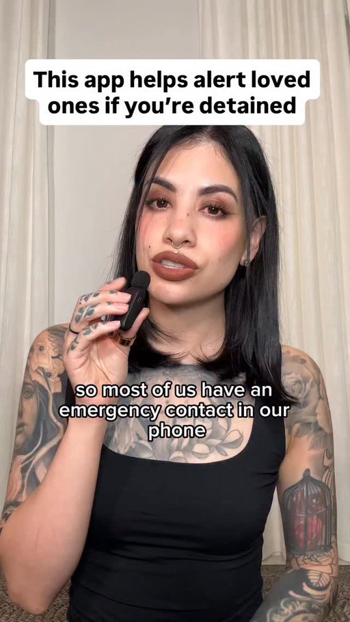 We live in such uncertain times where just going to the grocery store or school leaves us not knowing if we’ll be able to make it back home. I’m so grateful for @humanrightsfirst @acaciajustice @corazon_norte for putting together such an amazing app that allows us to have a small piece of mind that someone can start a path of support in the event that we get detained. If this could help someone you love, please share this 🖤

#knowyourrights #humanrightsfirst #emergencyplanning