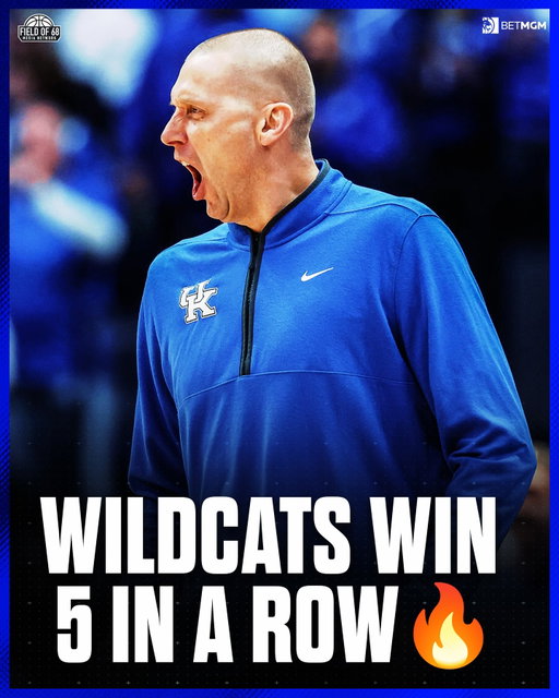 Kentucky takes down Ole Miss in Lexington 🔥

Mark Pope and the Wildcats have now won 5 straight after starting 0–2 in SEC play 👀