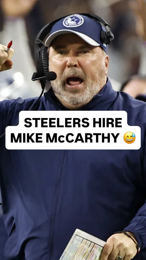 Did the Steelers make a good hire in Mike McCarthy? 😅

#NFL | #Football | #Sports | #Pittsburgh | #Memes