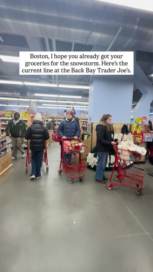 the grocery stores are a mad house today! Who’s ready for this storm?

#makebostonhome #thingstodoinboston #bostonwinterstorm