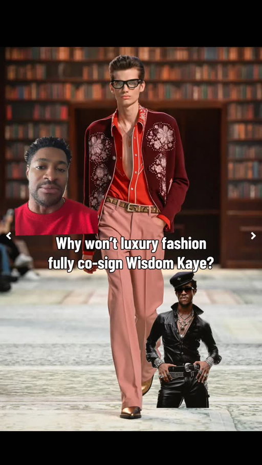 Amiri FW26 collection looks like Wisdom Kaye’s personal style. We should be seeing him everywhere but is there a question about luxury fashion, control, and client vs influencer. @wisdm @ajarrodjenkins @amiri @mikeamiri