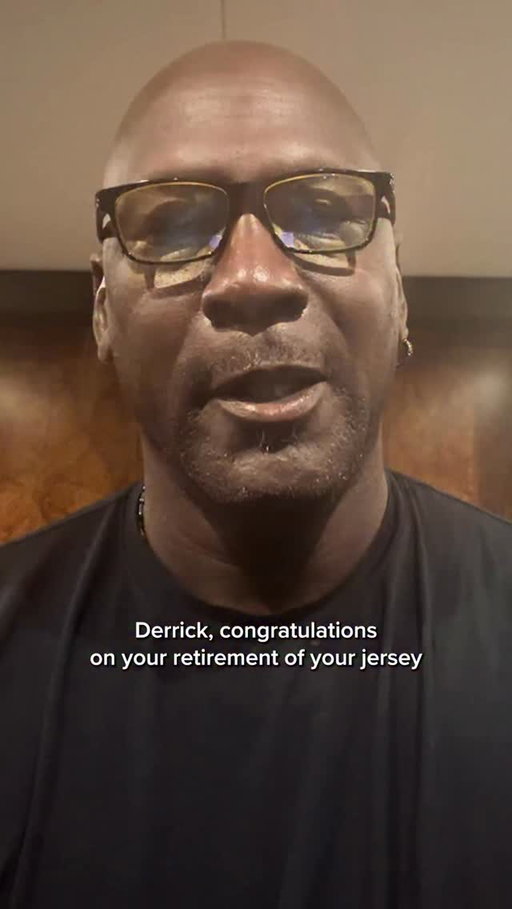 MJ has a message for Derrick Rose 🐐