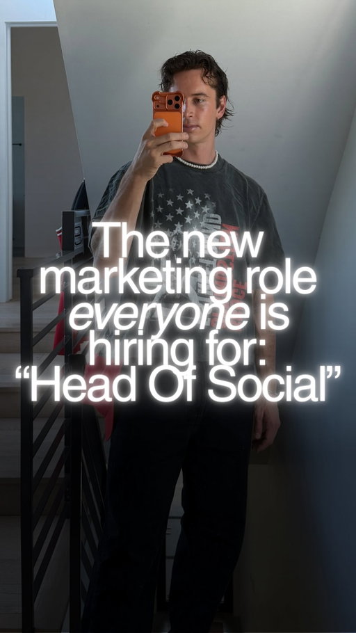 ➡️ comment “HS” for more info!! or my 🔗 on my page⭐️ READ THE CAPTION:

This is an exciting new role for a lot of u that follow me that so many companies are looking for. It’s going to be filled by many of u who are high end creators / creatives who want to do more than just be making content. The name of this role right now is “Head of Social” (along with many other names), and I want to help some of u find this work!!

What you are doing in this role is overseeing the whole content strategy for the brand, including any touch points where there needs visual creative direction. You would oversee the team of editors / producers or people who are actually making the content. This is why we believe an actual creator or influencer or someone who has worked very closely on organic social will need to be here because you need to understand organic social strategy and organic community building… not just commercial creative. 

There is a lot more info in the link if u just comment “HS” it will share more, or also on my story or link in bio, but we would love to help so many of u find awesome work doing this for brands of the future!!! Please send to anyone else u think would be good fits for this role as well!
