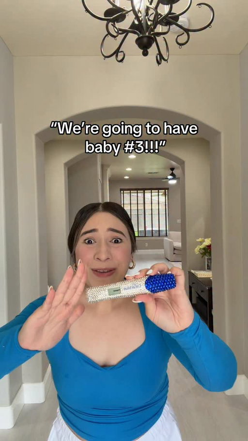 I got this in the mail! Is this a sign for baby #3?!🤰

The cutest bedazzled positive pregnancy test 😍 thank you @clearblue for this keepsake 💙✨

#preggo #pregnancy #pregnancyjourney #pregnancyannouncement #couples #mom