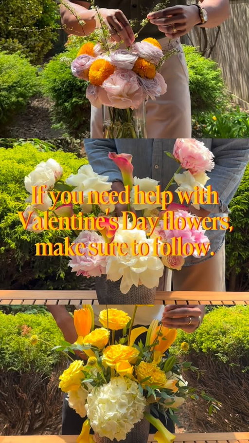 Follow for flower tutorials and share with a bro you know 😌💐
#flowers #valentinesday #bouquet