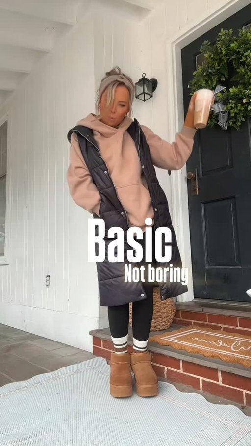 Ready for the ❄️! Just say YES and I’ll send this winter cozy comfy look to you!!! This long vest is one of my go-tos!!

#amazonfashion #momswithstyle #comfystyle #casualstyle #winterstyle