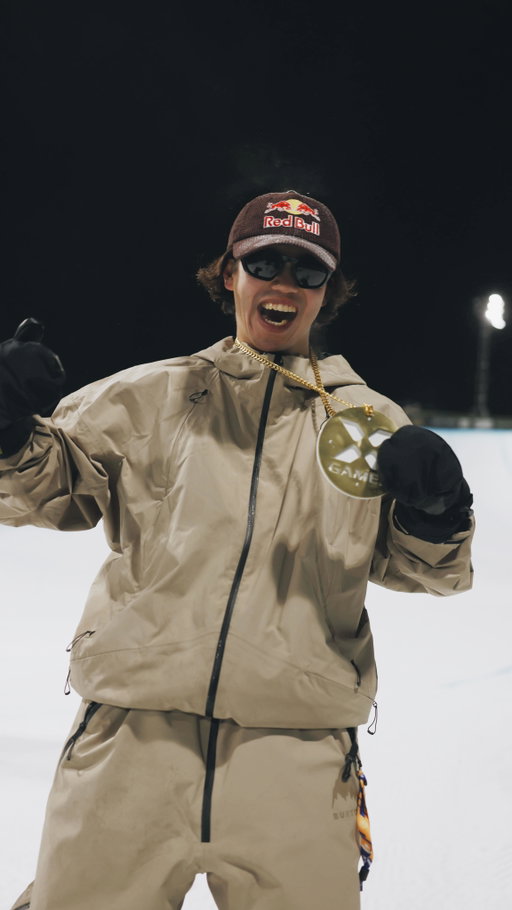 @hiroto_ogiwara wins gold in Men’s Snowboard Big Air at @xgames Aspen 2026