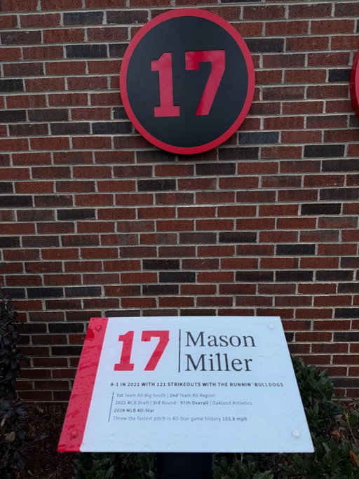 I was incredibly honored to have 17 retired at Gardner-Webb this weekend! Took a phenomenal job by so many to make it possible. Thank you! This is testament to all those who’ve helped me along the way. 
Proverbs 27:17 🙏🏻
