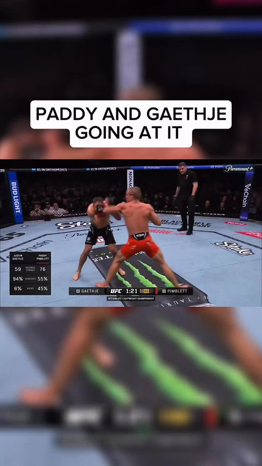 UFC on Paramount isn’t disappointing‼️

#reels #UFC #Paddythebaddy #JustinGaathje #MMA
