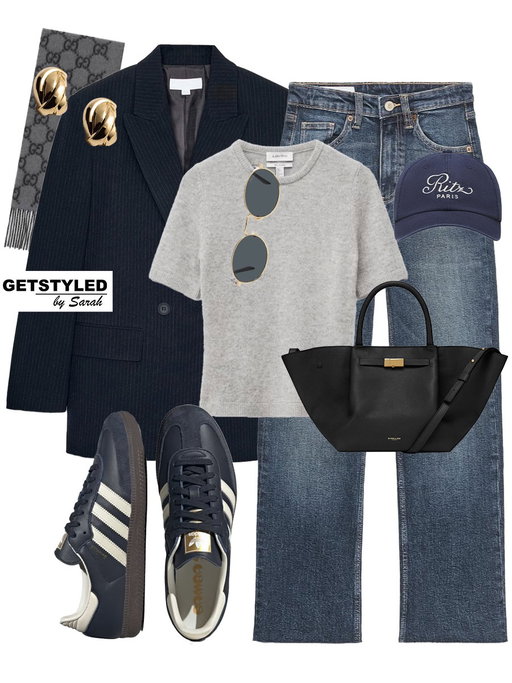 Casual blazer & sneaker looks 🙋🏼‍♀️ Comment: SHOP and I’ll send you the links! 

Which one is your favourite look? 👀 
.
.
.
#casuallook #springfashion #transitionaloutfits #jeans 
#sneakers outfitideas, casual looks, blazer, sneakers, fashion stylist, style, stylist, fashion trends, trendy, stylish