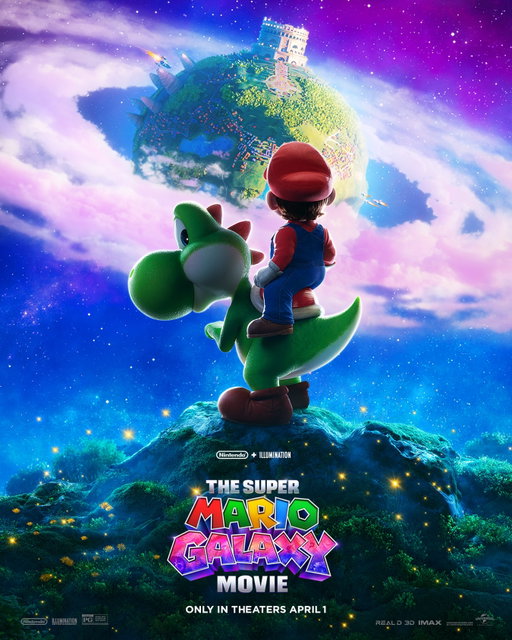 There’s a whole galaxy just waiting to be explored. The Super Mario Galaxy Movie is only in theaters April 1.