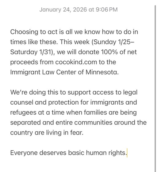 Call your senators 202 224 3121. Demand action. Help your neighbors. Donate if you can! Cocokind community- please share any resources below for all to reference on how we can all show up for our communities right now. 💔

@immigrantlawcentermn