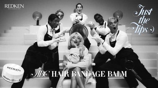 Redken proudly presents: Happy Endings, starring @sabrinacarpenter . Our Hair Bandage Balm doesn't simply treat damage—it rewrites the ending...just the tips! 😉