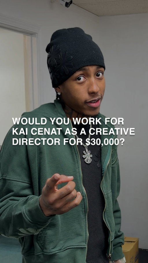 Would you work as a creative director for Kai Cenat for $30,000 a year? 🤔