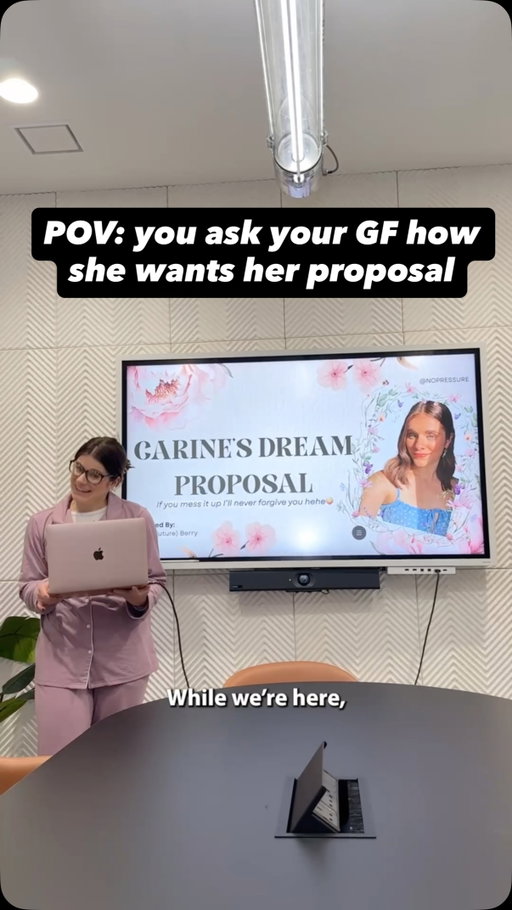 When they “haven’t thought about it” 😂 men take notes 📝 

Ladies DM me if you need the Canva presentation 😏

#engagement #proposal #wedding #couple #relatable

@canva_uk