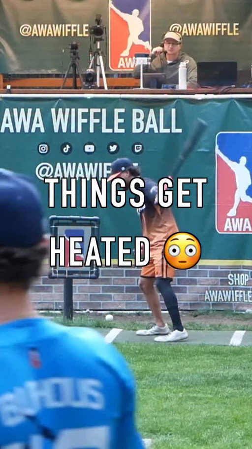 What Was on His Hand?🤔 #dingersornothing #wiffleball #baseball