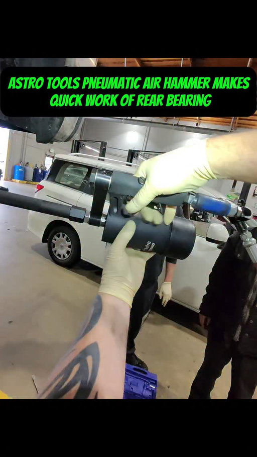 Astro Tools #659HD Pneumatic slide hammer made quick work with this rear axle bearing removal on this Cummins. 
https://amzn.to/3ZuImZg
Paired up with OTC REAR AXLE BEARING REMOVER SET
https://amzn.to/4qMiVia