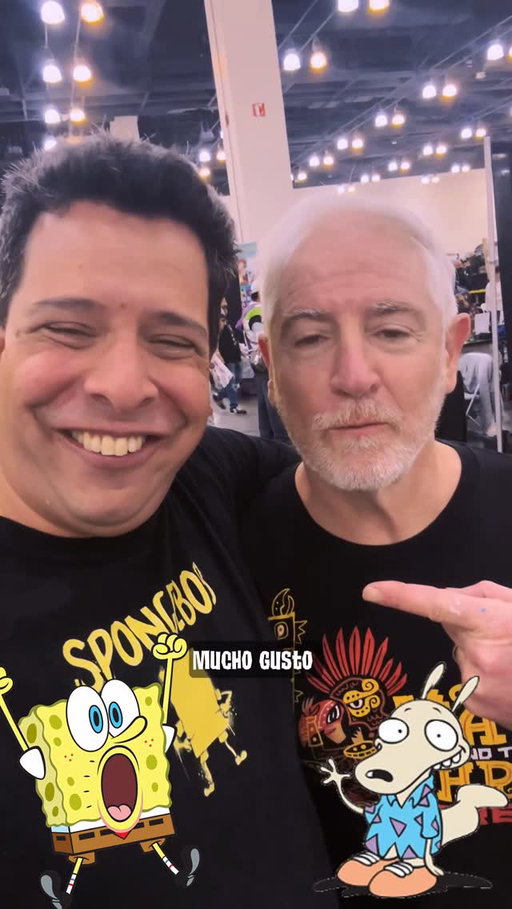 🇲🇽 Bob esponja se encuentra con Rocko 

  Con el gran @carlosalazraqui 

🇺🇸 SpongeBob and Rocko’s modern life 

  Whith the great @carlosalazraqui