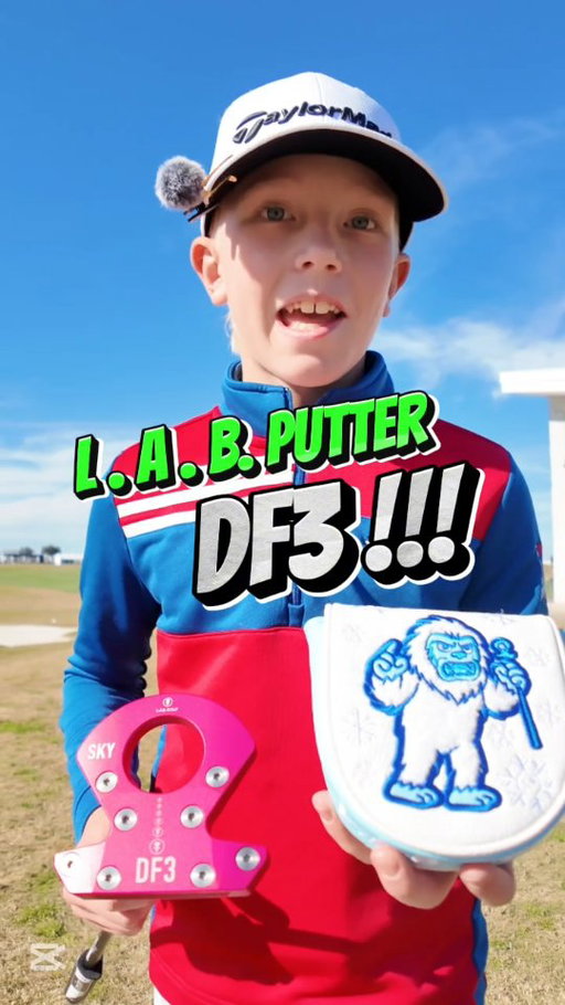 The PGA Show is never complete without a stop at the L.A.B. Golf putting green. ⛳🔥
And this year… the mysterious YETI headcover made its appearance 👀
Clean. Different. Legendary.

 L.A.B. Golf is hands down one of the best companies supporting junior golfers 🙌
Huge thank you to the entire team and club builders for my custom DF3 with my name on it—so cool. You guys rock 👊
To all junior golfers out there: keep dreaming big and keep grinding.  You too will have your dreams come true.

#golf 
#golfputter 
#LABGolf 
#PGAShow 
#juniorgolf