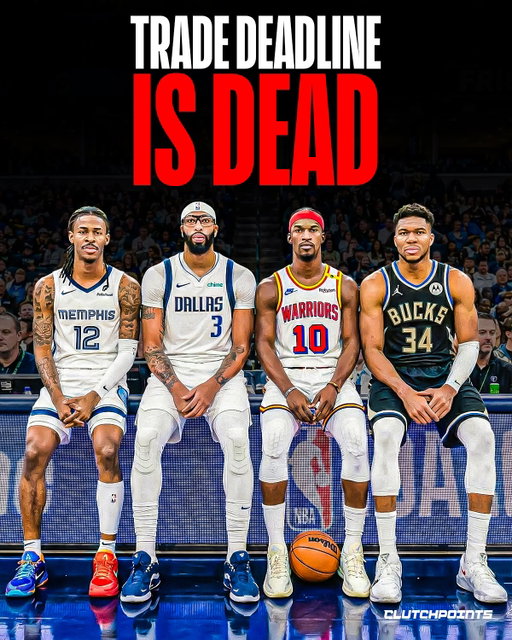 The NBA trade deadline is usually chaos.
Phones buzzing. Deals flying. Seasons changing overnight.

It’s one of the most exciting stretches in all of sports.

But this one felt… different.
Slow. Quiet.
Almost dead.

The expectation was movement. Big names. Star shifts.
Instead, the entire landscape twisted in a matter of weeks.

Injuries piled up at the worst possible time:
Anthony Davis .
Jimmy Butler .
Giannis Antetokounmpo .
Ja Morant .

When stars go down, front offices freeze.

It was a reminder of how fast the league can hit pause.