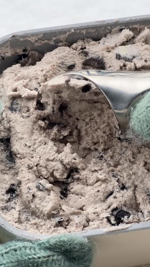 Some people make soup. We did this. 🍨 

Snow Ice Cream ❄️🍪
Ingredients: 1 cup milk, 1 cup heavy cream, ¾ cup powdered sugar, 1 tbsp vanilla, pinch of salt, crush-ins (Oreos for us!), fresh snow + a sprinkle of salt.

How to:
Make a dent in fresh snow, sprinkle with salt.
Whisk milk, cream, sugar, vanilla & pinch of salt in a bowl until thick (~5 min).
Stir in crush-ins.
Keep mixing and freezing in snow until desired texture (soft-serve or freeze 4+ hrs for thicker ice cream).