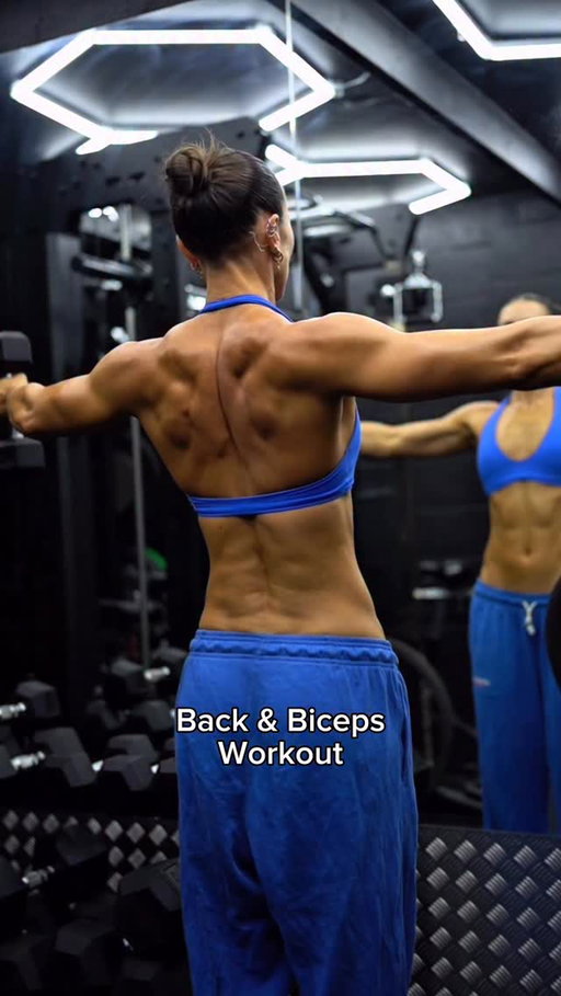 Back & Biceps Workout 🔥💪🏼

1) Behind the Back Raises x 6-8 reps
2-3 sets 

2) Single Arm Row x 6-8 reps per arm
3-4 sets 

3) Single Arm Cross Body Curl x 8-10 reps per arm
4) External Rotations x 10-12 reps
2 sets 

5) Bent Over Reverse Fly’s x 10-12 reps 
6) Outward Bicep Curls x 6-8 reps + Dropset
2 sets 

7) Hammer Curls x 6-10 reps 
8) Bent Over Wide Row x 12-15 reps
2 sets 

Outfit: @oneractive 
Code: HAYLEY to save 🩵

My workout programs 👉🏼 @growgirlapp 
7 Day Free Trial Available 💪🏼

#backday #biceps #backworkout #backworkout #upperbodyworkout