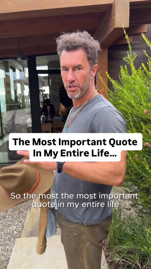 This quote has guided how I think about work, life, and meaning. Excellence becomes natural when you stop separating who you are from what you do.

#blakemycoskie #positivity #mentalhealth #life
