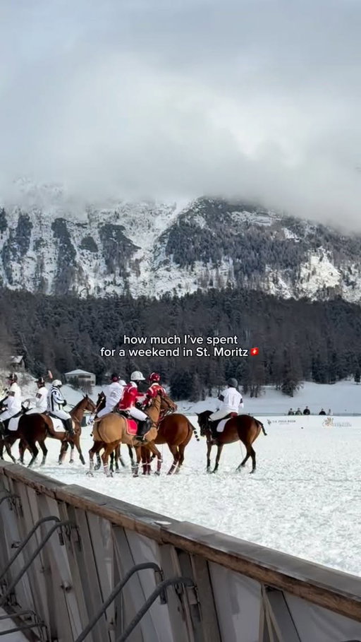How much I’ve spent in St Moritz 🏇💸 

This could be more or less depending on the activities you do, the restaurants you choose & so on. 

So, expected or expensive? 👀❄️

#stmoritz #spendingbreakdown #snowpolo #switzerland