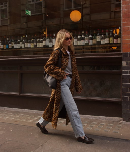 Just needed a statement coat to make me feel something 🐆 

@nextofficial leopard print coat 
@riseandfall grey knit*
@levislondon 501 jeans 
@monsoon bag*
@russellandbromley loafers