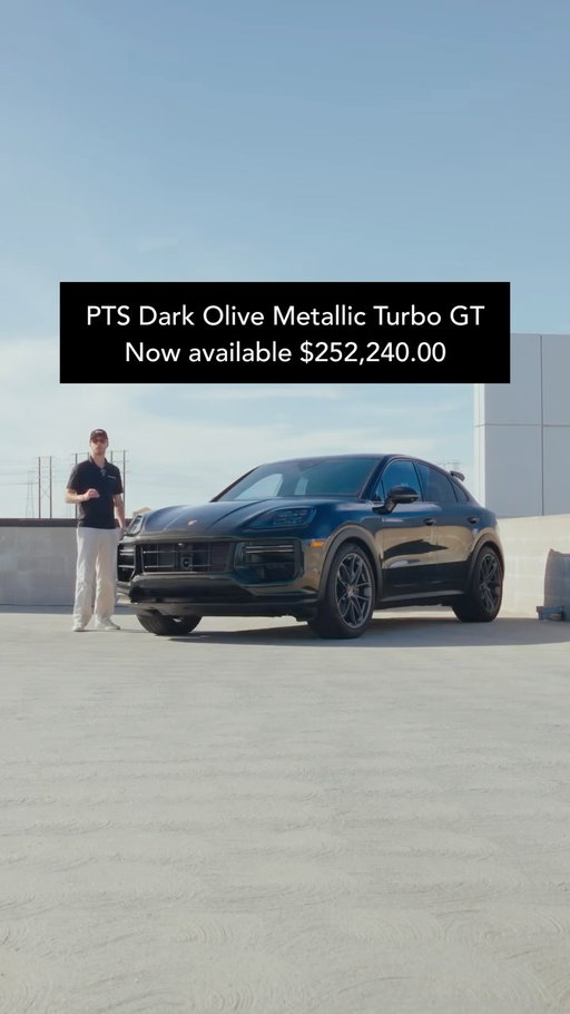 **SOLD. Is the Porsche Cayenne Turbo GT the best-sounding SUV on the market right now? 

#porschecayenne #cayenneturbogt #painttosample #pts