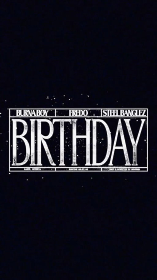 Birthday - out Friday on all platforms 🎂