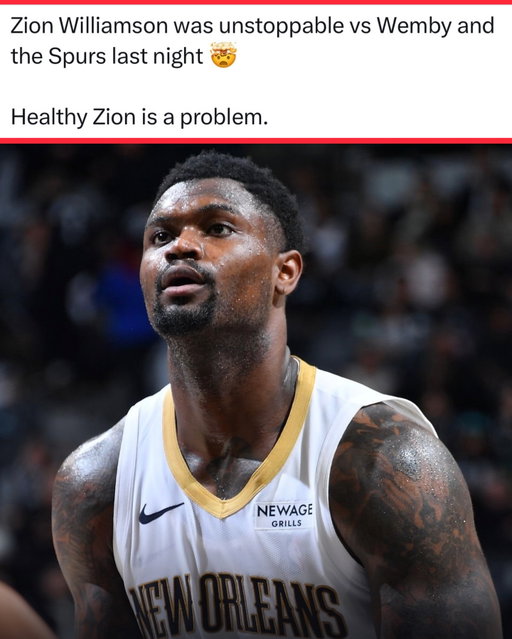 Zion Williamson has a unique mixture of strength and explosiveness at his size. He’s too quick and strong for most guys which makes him a matchup nightmare 💯

Healthy in shape Zion is a problem.