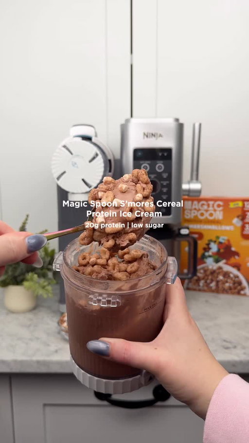 Cereal + ice cream = a spoonful of magic. 🍨🤎✨
#NinjaCREAMi #CREAMiDiet #ProteinIceCream