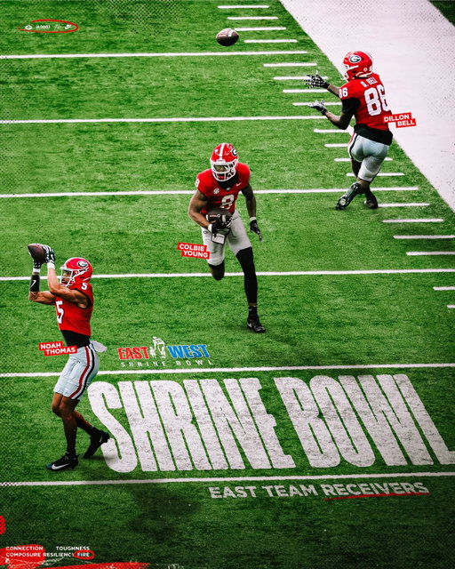 Tomorrow, these DAWGS take the field together one last time!

#ShrineBowl on @nflnetwork | Jan 27th 7pm ET

#GoDawgs