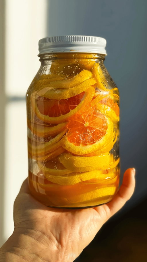 Make a bright, fragrant whole-citrus syrup using the peel, pith, and juice. Perfect for tea, seltzer, cocktails, baking, and more! Get the recipe on our blog.