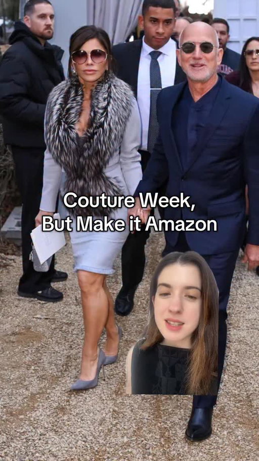 Paris Fashion Week Street Style: Lauren Sanchez and Jeff Bezos #fashion #fashiontrends #celebritystyle #jeffbezos