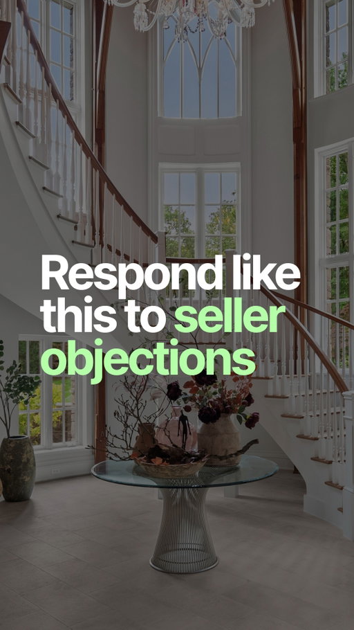 Here's how to handle the most common seller objections 🚨