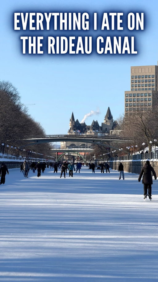 This is everything I ate while skating on the Rideau Canal! 🇨🇦❄️

The Rideau Canal in Ottawa, Ontario is the world’s largest ice skating rink, and it has many food stands up and down its 7.8 kilometer stretch. Skating here has been on my bucket list for a while now, and it was no doubt the highlight of my quick Canada trip.

#rideaucanal #hockey #nhl #iceskating #stadiumfood