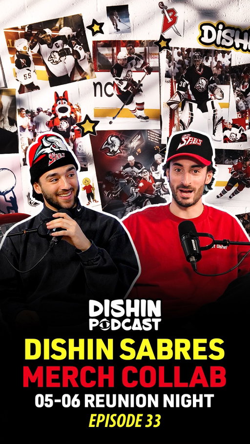 @justdishin x @buffalosabres Collab: Behind the Scenes ⚔️✨

In this episode, we’re breaking down our first-ever official collab with the @buffalosabres, which made its big debut on 05-06 Reunion Night.

• The Blueprint: Initial design concepts & manufacturing details
• Hype Rollout: Content strategy / overall video production
• Release Day: Everything that went down on collab day

To our day one supporters: thank you. Our community is something special, and we’re so grateful to have you apart of our journey. Shoutout to the Buffalo Sabres for believing in the vision. We’re only getting started!