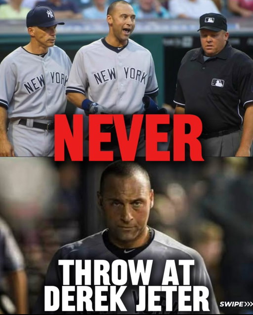 You never saw Derek Jeter lose his cool… Except this one time — and the crowd felt it.

A Corey Kluber fastball rides inside and drills Jeter in the head. The Stadium gasps. Silence for half a second.

Then Jeter snaps — helmet off, eyes locked in, yelling back while walking to first base. No bench-clearing brawl. No theatrics. Just raw fire. It was rare. It was human. It was the Captain reminding everyone he wasn’t soft.

Have you ever seen Derek Jeter this angry?