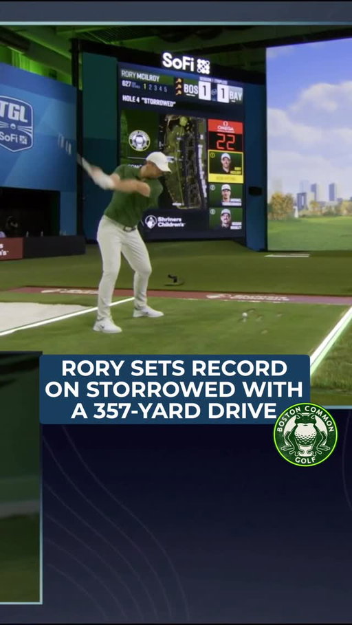 Is there a better place to record your longest drive in TGL than on your own team hole?!

Rory sends this one 357 yards to set the Storrowed record, his own personal record, AND the fifth longest drive in TGL overall 😮‍💨