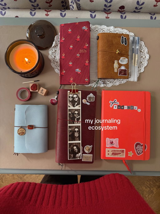 my journaling ecosystem: what journals I have and how I use them 🤎