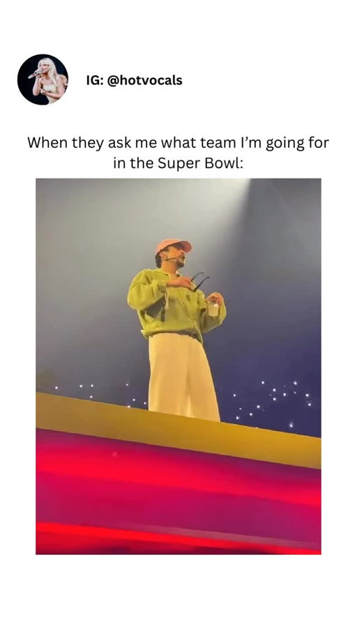 I honestly always forget the Super Bowl is a sporting event tbh 🤭 if you’re excited for Bad Bunny, drop a comment ! ✨ #superbowl #badbunny #pr #explore #music